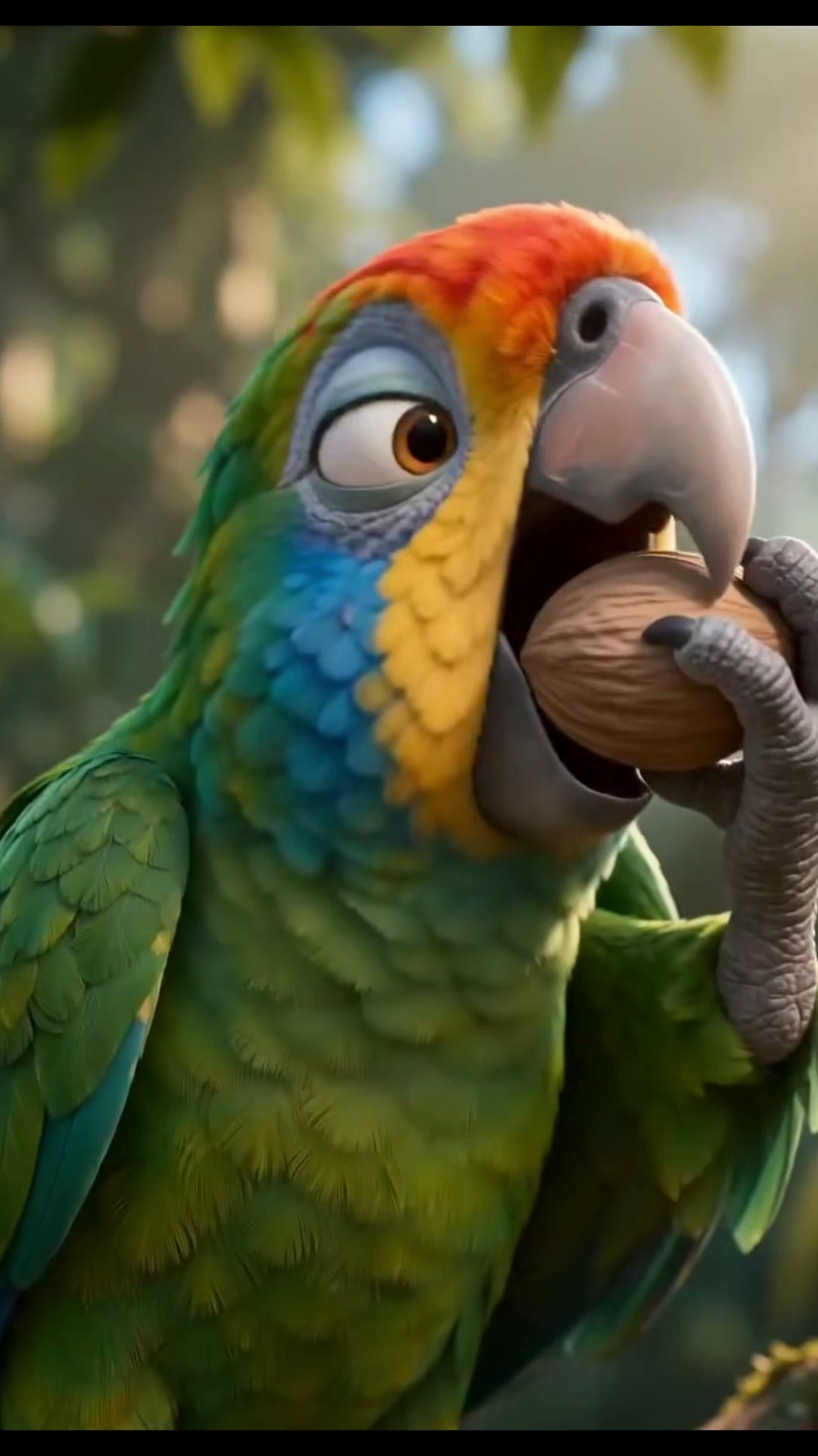 Papagaio-chauá — Natureza